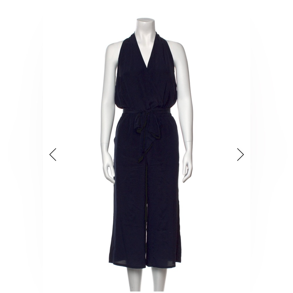 Tory Burch Navy Halter Jumpsuit